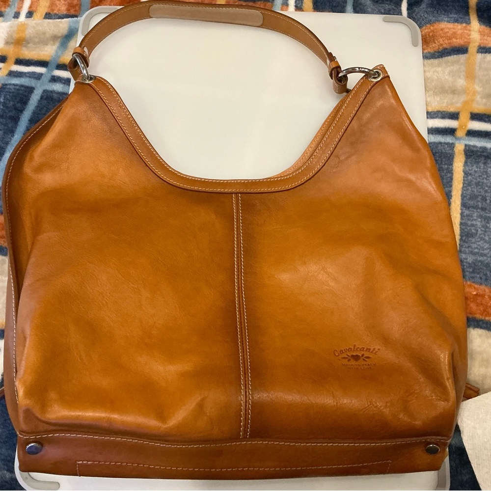 Cavalcanti 100% Italian Leather Hobo Bag